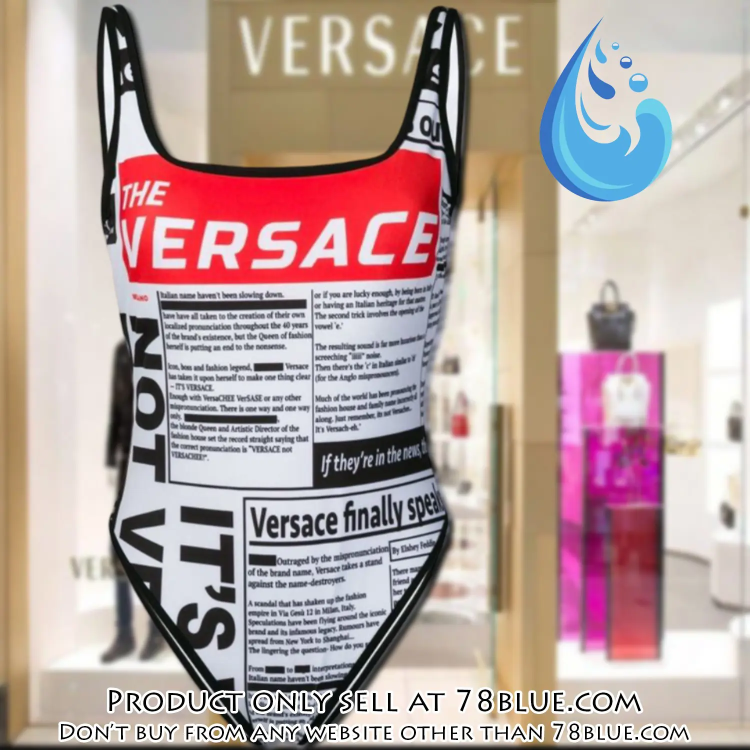 Versace swimwear beachwear one piece swimsuit osw1077 78b2012618